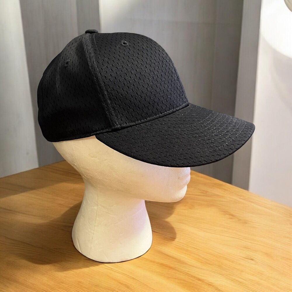 Richardson Pro Model S5 400 1 Dark Navy Blue Mesh Fitted Hat Baseball Cap New